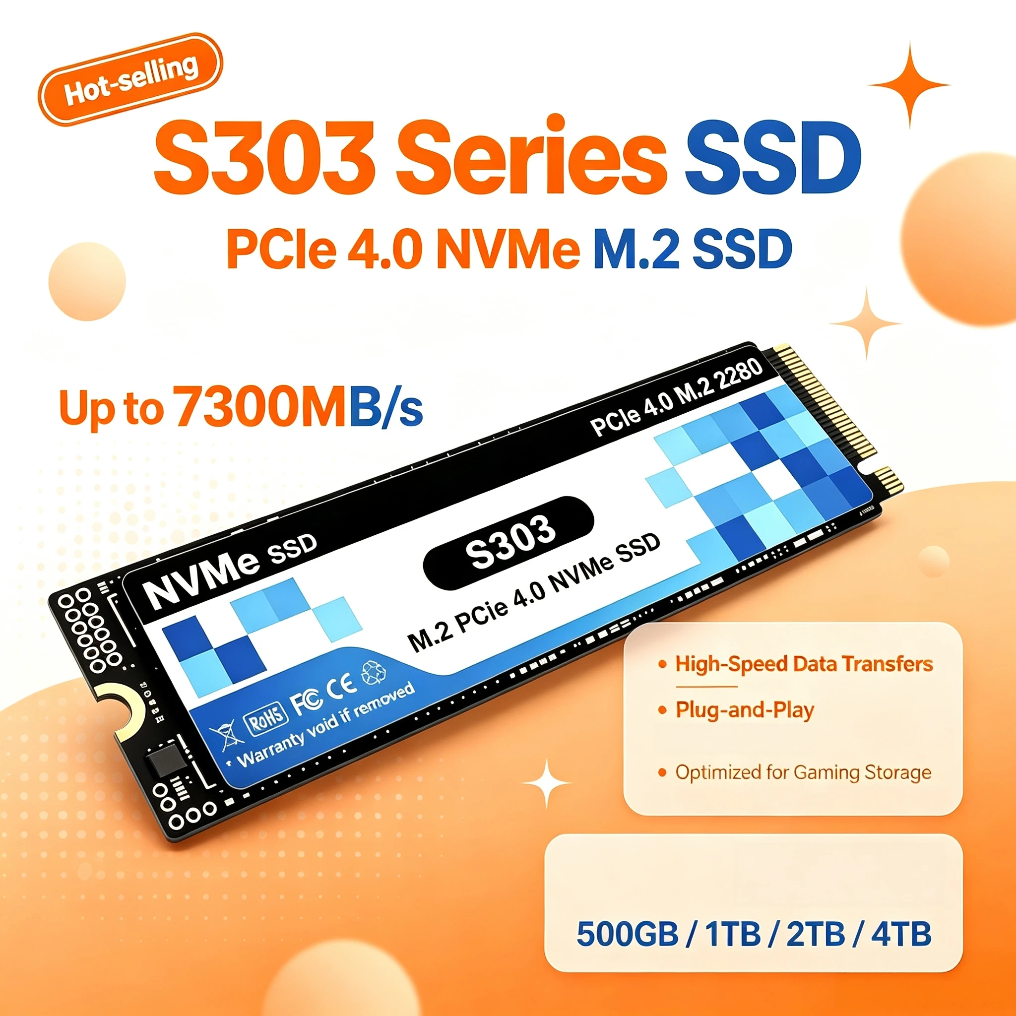 M.2 Nvme 4Tb Pcie 4.0 Ssd - SSD NVMe M.2 PCIe 4.0 Originale