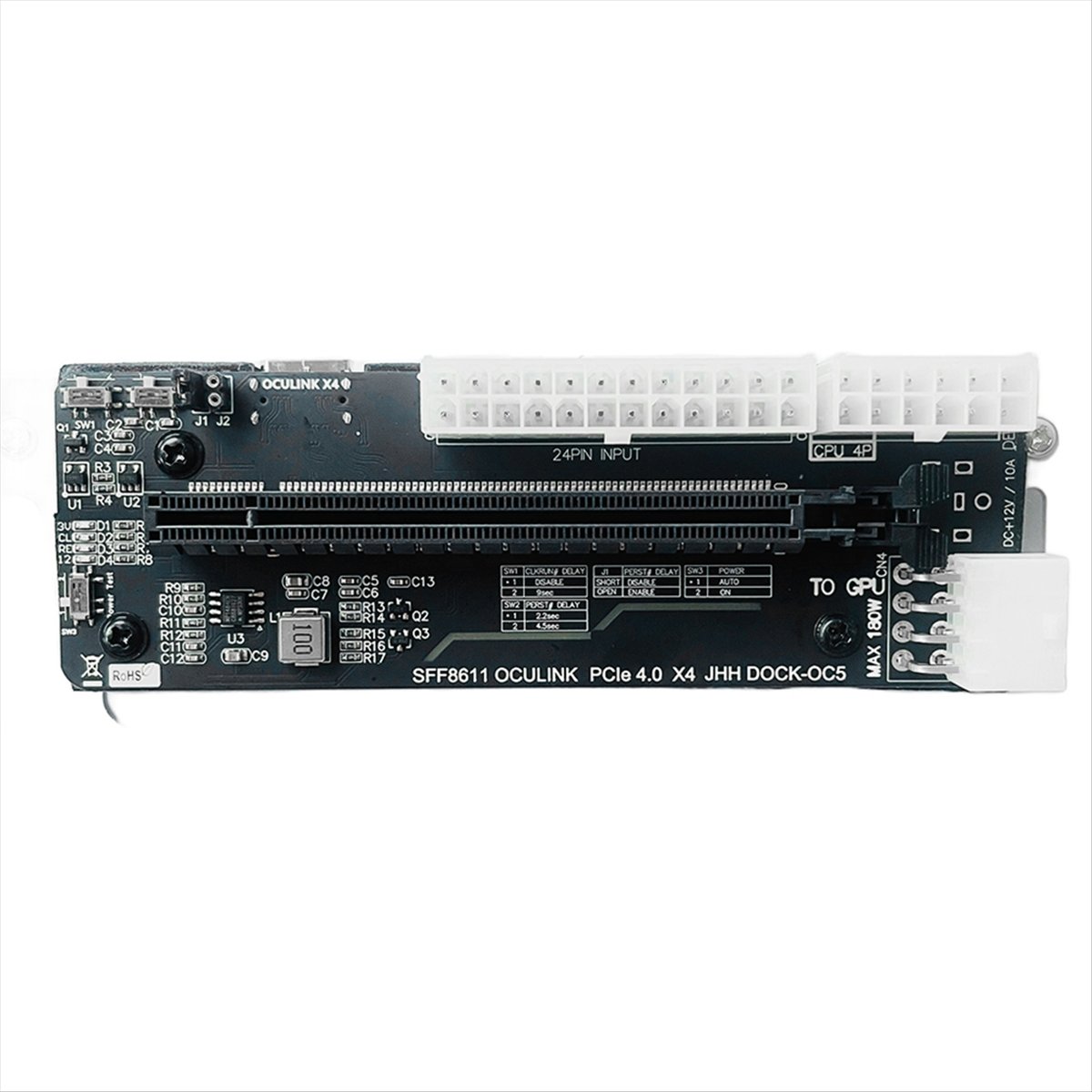 External Gpu Dock Pcie 4.0 Oculink - ABGZ SFF 8611 Oculink M.2 Supporto
