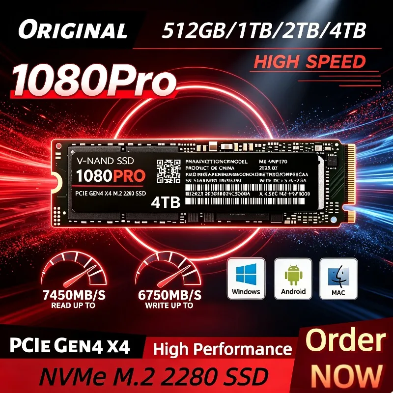 M.2 Nvme 4Tb Pcie 4.0 Ssd - SSD NVMe M.2 2280 PCIe 4.0