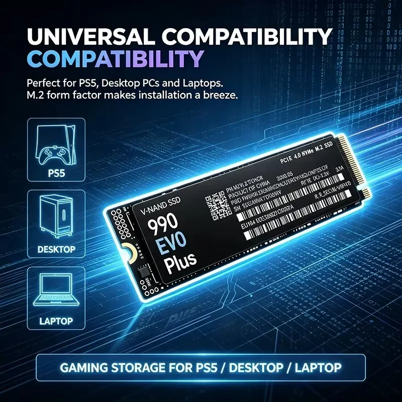 NUOVO 990 EVO Plus M.2 2280 NV - M.2 Nvme 4Tb Pcie 4.0 Ssd recensione e prezzo