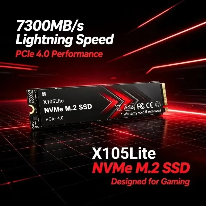 SSD NVMe X105Lite Nuovo di Zec - M.2 Nvme 4Tb Pcie 4.0 Ssd recensione e prezzo