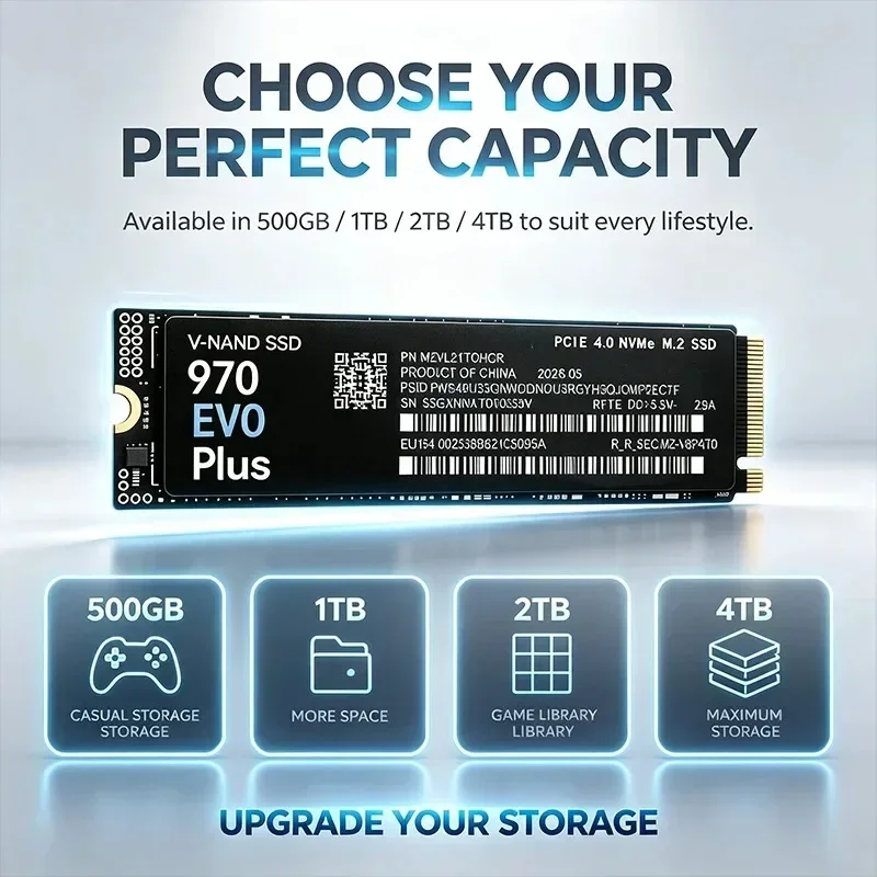 SSD ad alta velocità 970 EVO P - M.2 Nvme 4Tb Pcie 4.0 Ssd recensione e prezzo